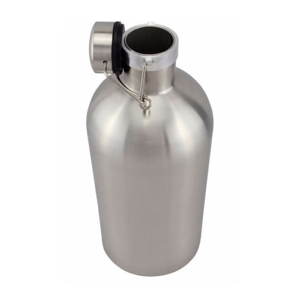 Growler de inox 2L com tampa FLIP TOP Barril Vix