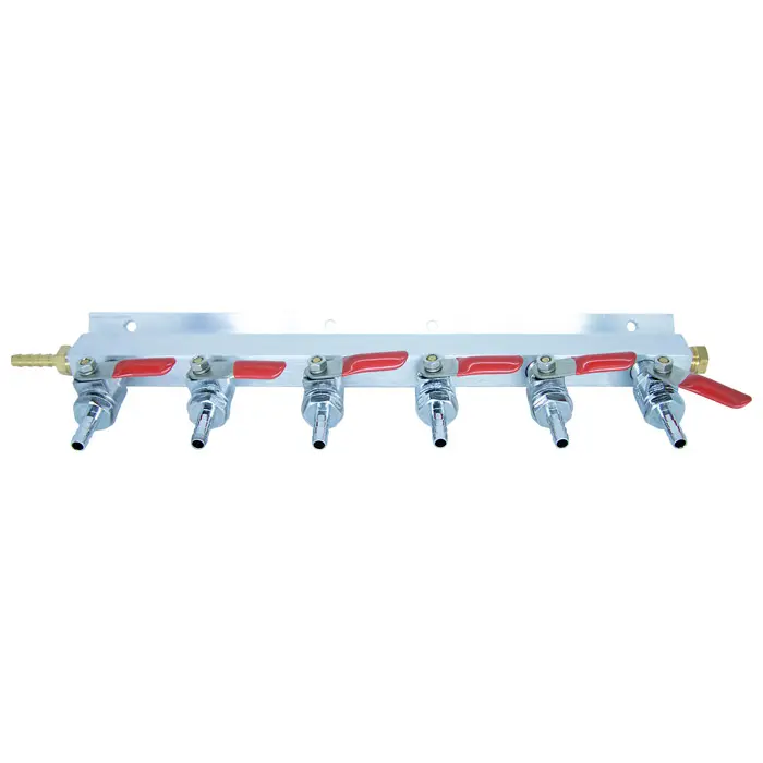 Manifold – Régua de distribuição CO2 de 6 vias